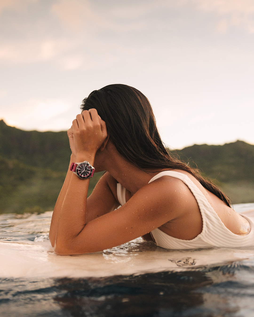 hamilton khaki navy scuba rose