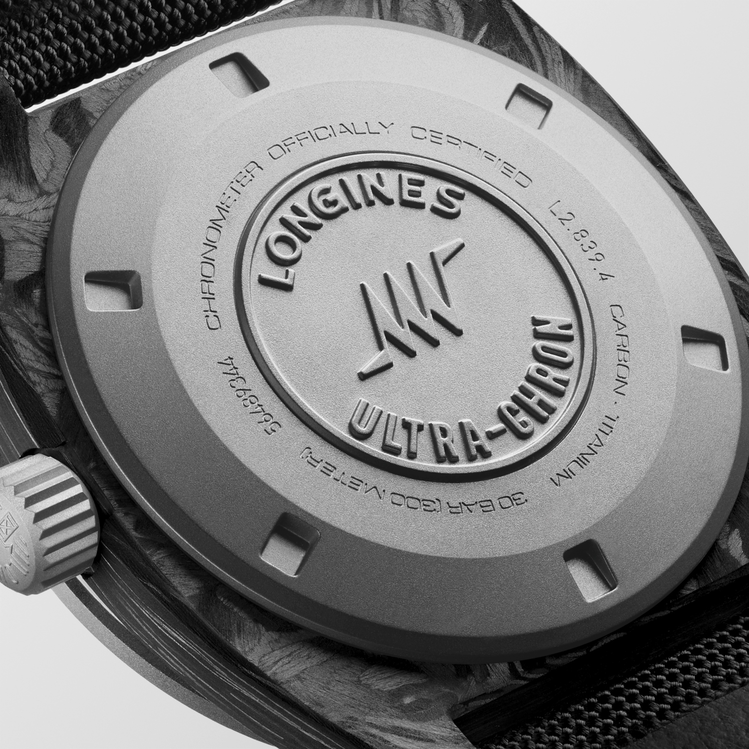 fond de boite longines ultra chron carbon